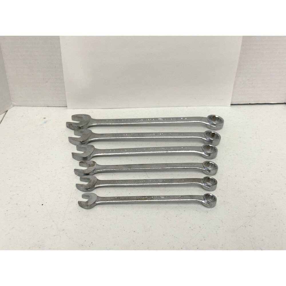 Challenger By Proto 6 Piece 7/16 - 3/4 SAE Combination Wrench Set MADE IN USA